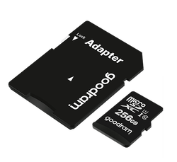 Karta pamięci micro SD GOODRAM 256GB UHS-I   adapter SD