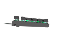 Klawiatura mechaniczna Genesis THOR 300 TKL gamingowa dla graczy zielone podświetlenie