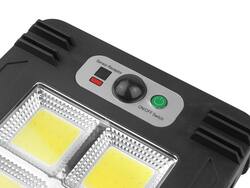 Lampa ścienna solarna regulowana LED W786-6 18xCOB 600W z czujnikiem ruchu i zmierzchu + pilot