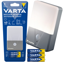 Lampka zewnętrzna VARTA Motion Sensor Outdoor Light z czujnikiem ruchu   baterie