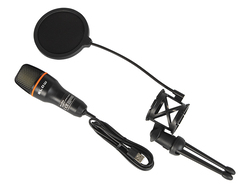 Mikrofon gamingowy stojący z membraną BLOW streaming podświetlany + filtr