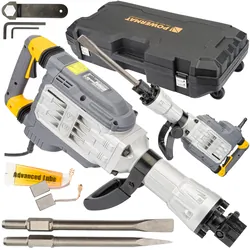 Młot udarowy wyburzeniowy SDS-HEX 3300W Powermat PM-MWB-3300M   walizka na kółkach