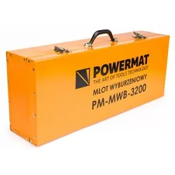 Młot udarowy wyburzeniowy SDS-HEX 50J 3200W Powermat PM-MWB-3200   walizka