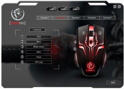 Mysz gamingowa podświetlana Rebeltec HUNTER 2  dla graczy 2750DPI + oprogramowanie