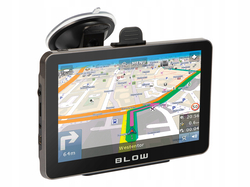 Nawigacja samochodowa BLOW GPS720 Sirocco 8GB mapa Europy Bluetooth 256MB
