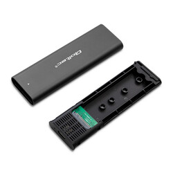 Obudowa kieszeń do dysków M.2 SATA NVME Qoltec USB-C