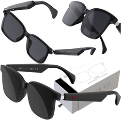 Okulary przeciwsłoneczne Bluetooth XO E5 UV400 nylonowe z mikrofonem czarne