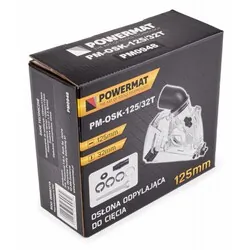 Osłona przeciwpyłowa odsysająca do szlifierki 125 mm Powermat PM-OSK-125/32T