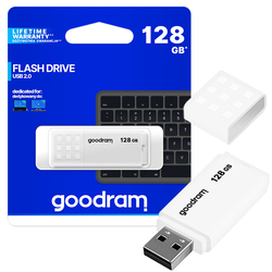 Pendrive GOODRAM 128GB USB 2.0 biały