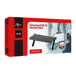 Półka nakładana na monitor TV pod dekoder DVB-T2 ART D-53 do 2,5 kg