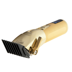 Profesjonalna bezprzewodowa maszynka do strzyżenia włosów z wyświetlaczem LCD Camry CR 2835g USB - złoty