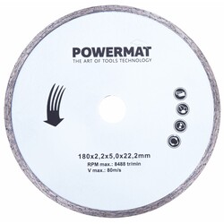 Przecinarka stolikowa do glazury i płytek 1800W Powermat PM-PDG-1800