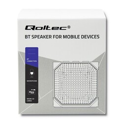 Przenośny głośnik Bluetooth 3W Qoltec Double speaker - czarny