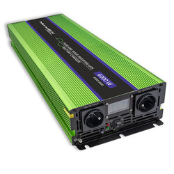 Przetwornica napięcia 3w1 UPS ładowarka akumulatorów Qoltec Monolith LCD 12V/230V 3000W/6000W Czysty Sinus