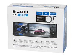 Radio samochodowe BLOW AVH-8990 4" RDS RGB MP5 USB AUX SD
