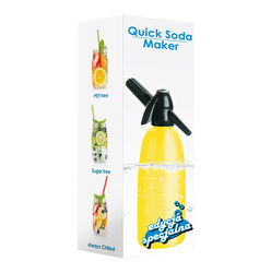 Saturator syfon do wody QUICK SODA SA-01 żółty 1L - special edition