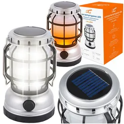 Solarna lampa kempingowa LED 8W LTC akumulatorowa IP65 800lm