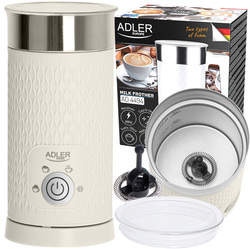 Spieniacz do mleka Adler AD 4495  - 4w1 spienianie podgrzewanie latte cappucino