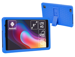 Tablet BLOW 8" PlatinumTAB8 V2 4G LTE WiFi GPS Bluetooth Android 12   niebieskie etui