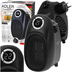 Termowentylator Easy heater Adler AD 7726 1500W ogrzewacz do kontaktu bez kabli