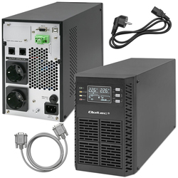 Zasilacz awaryjny UPS Qoltec Power Factor 1.0 1kVA 1000W LCD EPO USB On-line CZYSTY SINUS