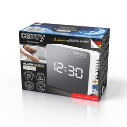 Zegar budzik LED z termometrem Camry CR 1150w - biały