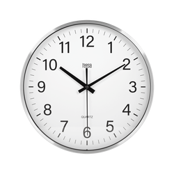 Zegar ścienny Teesa 30 cm - srebrny