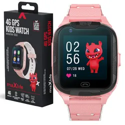 Zegarek smartwatch Maxlife MXKW-350 GPS WiFi dla dzieci różowy