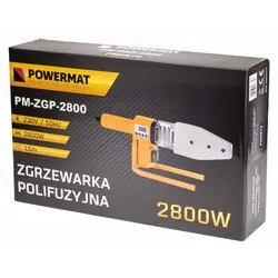 Zgrzewarka polifuzyjna do rur Powermat PM-ZGP-2800