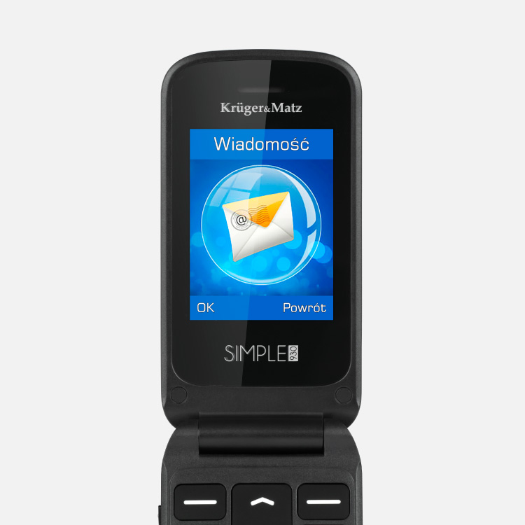 Telefon komórkowy GSM dla seniora Kruger&Matz Simple 930