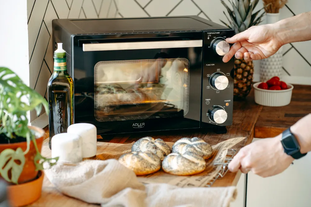 Piekarnik elektryczny 22 L Adler AD 6024 + blacha do pieczenia + ruszt z uchwytem