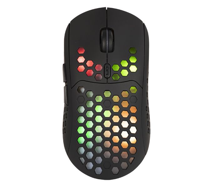 Bezprzewodowa mysz gamingowa BLOW FLASH + podświetlana mata LED GRB + podstawka chłodząca