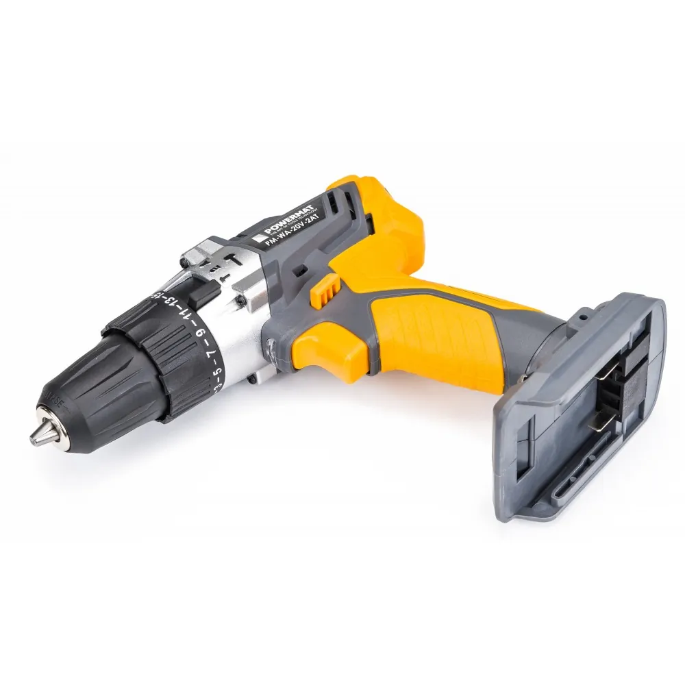 Wkrętarka akumulatorowa 20V 2Ah z udarem LED Powermat PM-WA-20V-2AT + walizka
