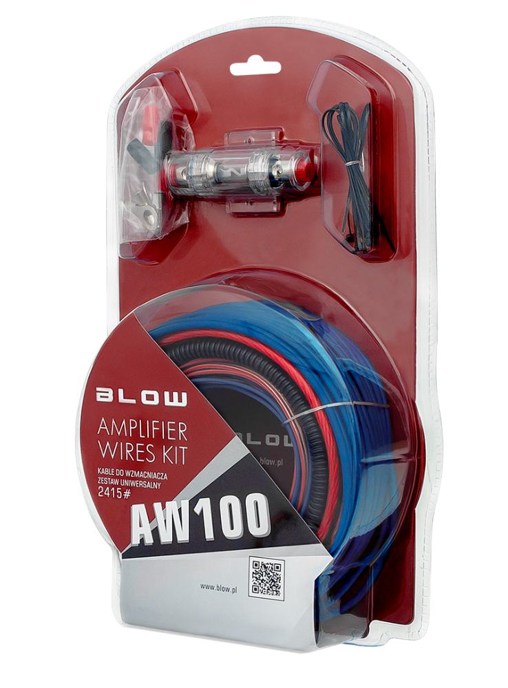 Zestaw montażowy do wzmacniacza samochodowego BLOW AW100