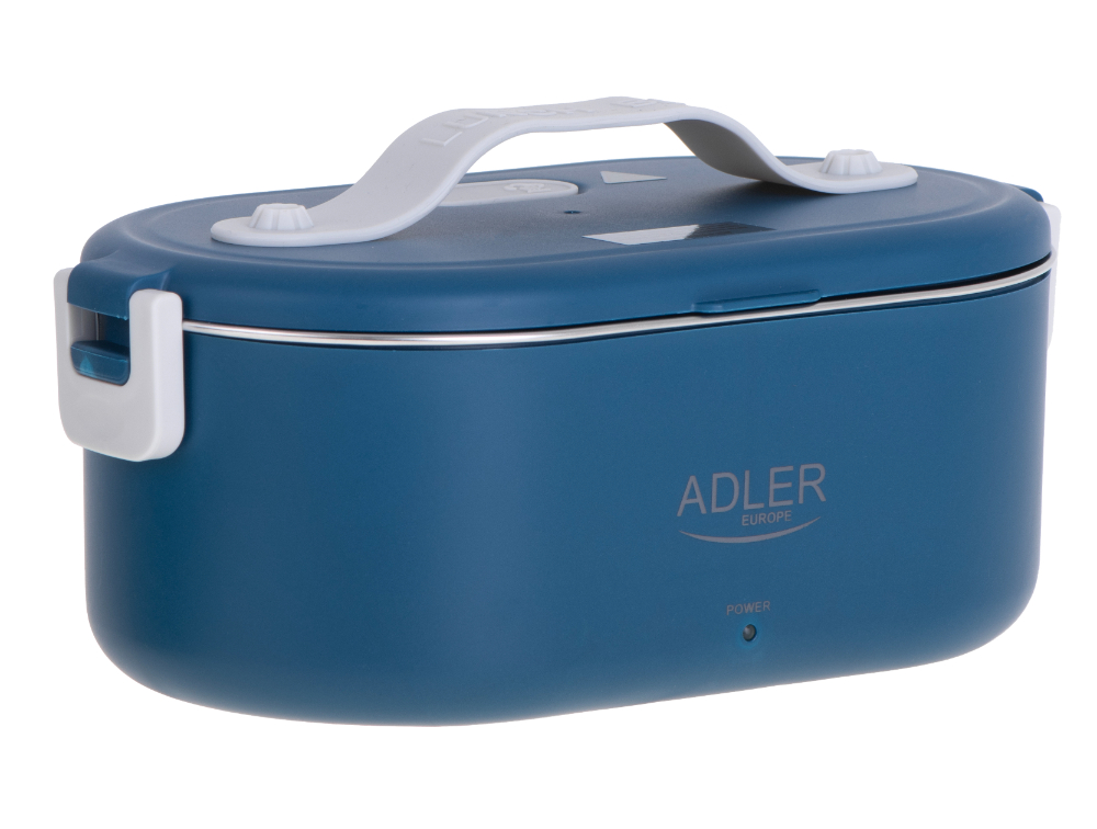 Elektryczny podgrzewany pojemnik na żywność do 70°C Adler AD 4505 niebieski