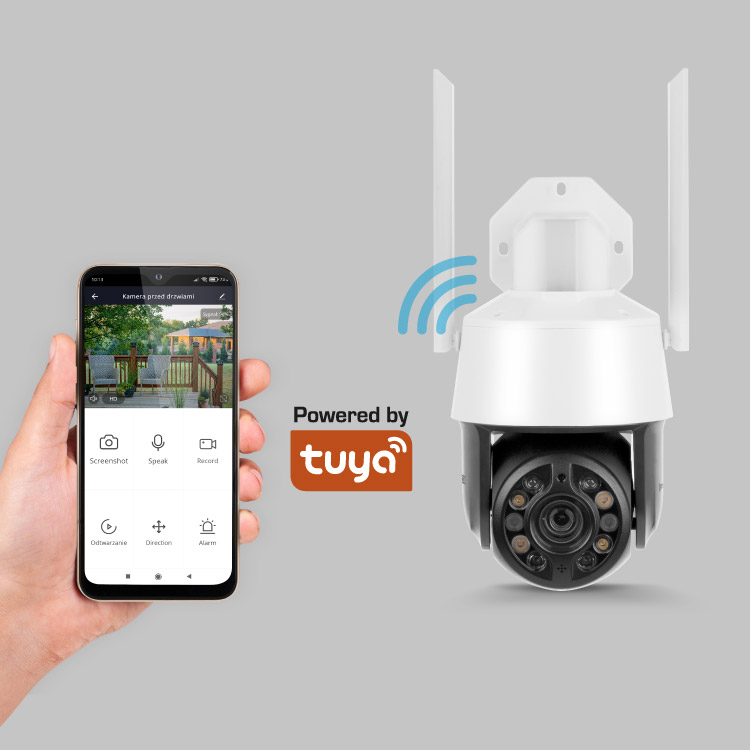 Zewnętrzna kamera Wi-Fi Kruger&Matz Connect C110 Tuya