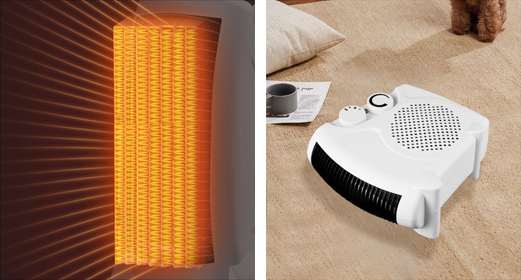 Termowentylator ceramiczny Esperanza WAIKIKI farelka z termostatem 1000W/2000W regulacji nawiewu