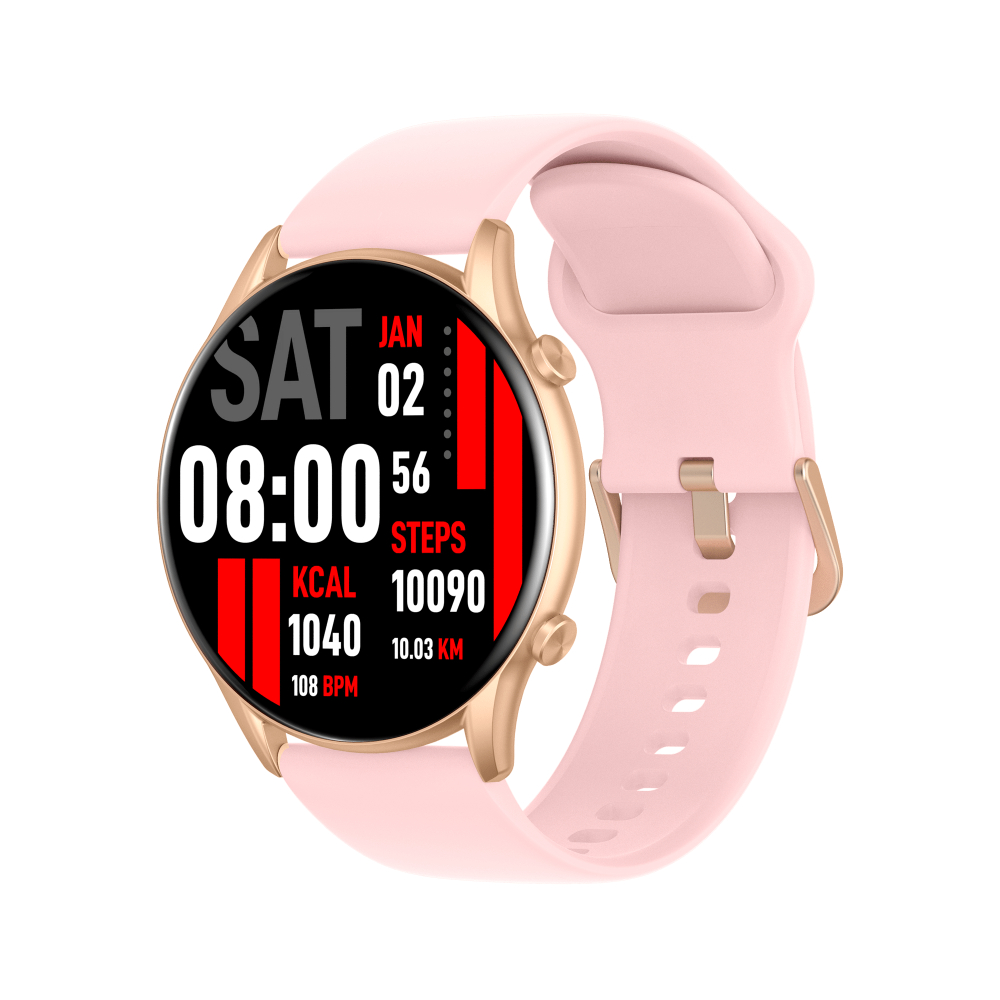 Zegarek smartwatch KIESLECT KR Gold różowy