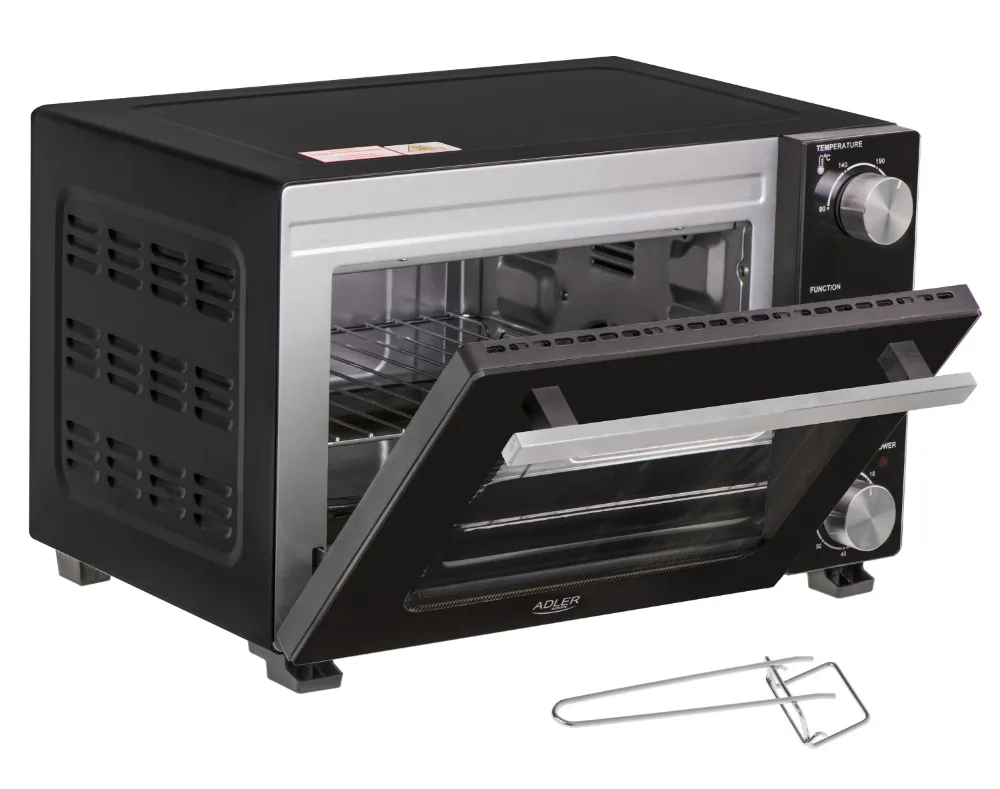 Piekarnik elektryczny 22 L Adler AD 6024 + blacha do pieczenia + ruszt z uchwytem