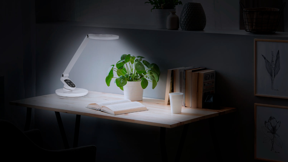 Lampka biurkowa LED Rebel z wyświetlaczem (zegar, timer)