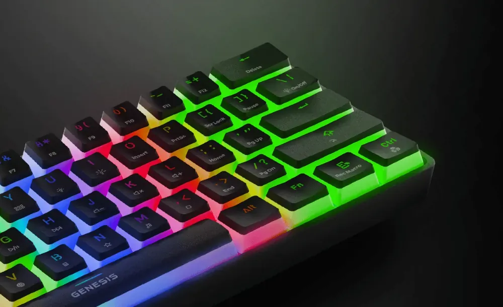 Bezprzewodowa klawiatura gamingowa mechaniczna Genesis THOR 660 podświetlana RGB