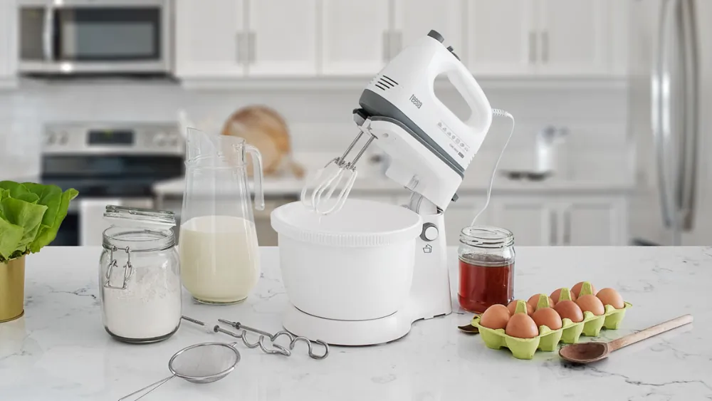 Mikser kuchenny ręczny z misa obrotową Teesa 400W