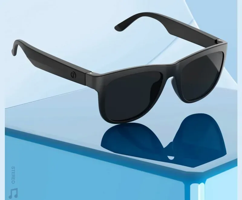 Okulary przeciwsłoneczne Bluetooth XO E5 UV400 nylonowe z mikrofonem czarne