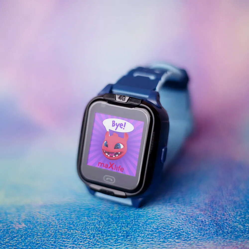 Zegarek smartwatch Maxlife MXKW-350 GPS WiFi dla dzieci niebieski