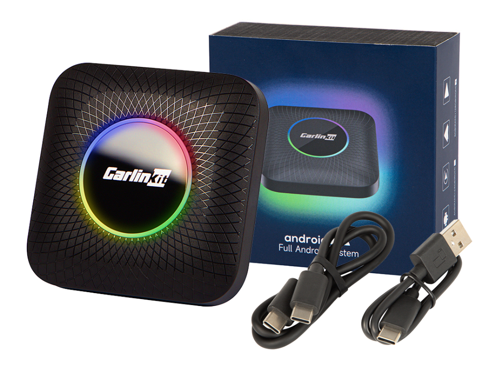 Bezprzewodowy adapter CarlinKit CarPlay5.0 SIM Android Auto i Apple CarPlay