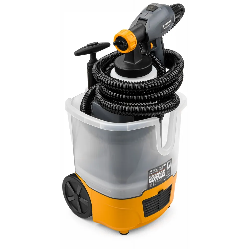 Elektryczny agregat pistolet do malowania 800ml Powermat PM-PDM-950M + 3 dysze