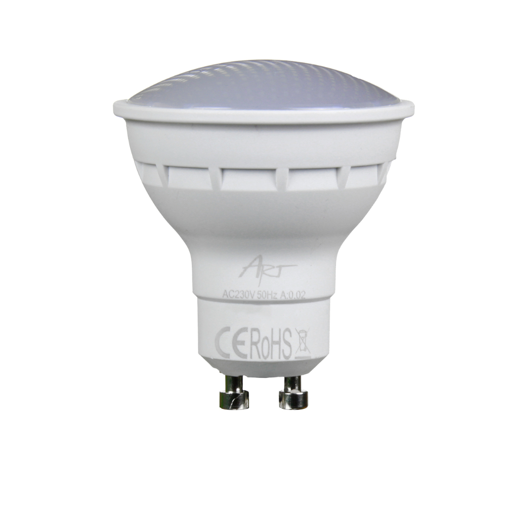Żarówka LED ART GU10 7W AC230V 50x57mm ciepły biały