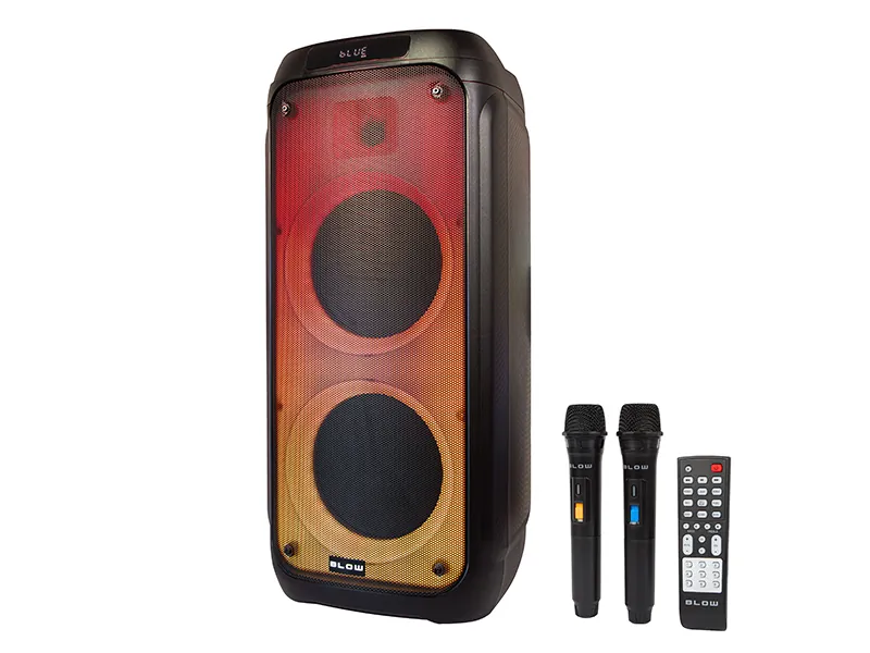 Głośnik przenośny kolumna Bluetooth Blow Infinity v2 + pilot + 2x mikrofon
