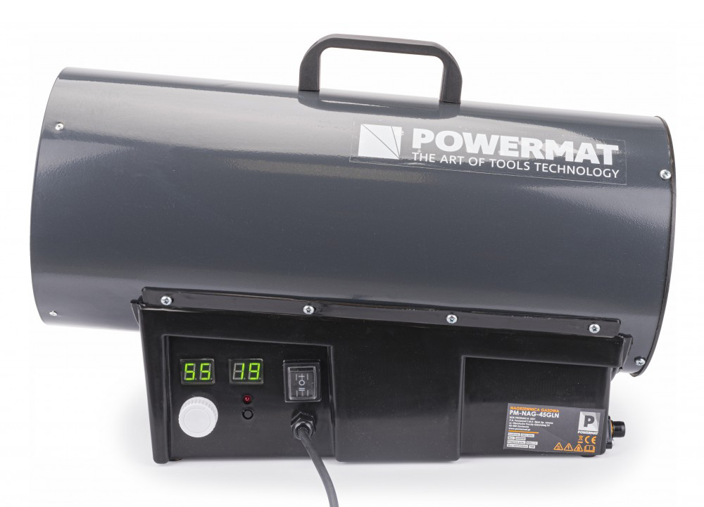 Nagrzewnica dmuchawa gazowa 45kW LCD Powermat PM-NAG-45GLN