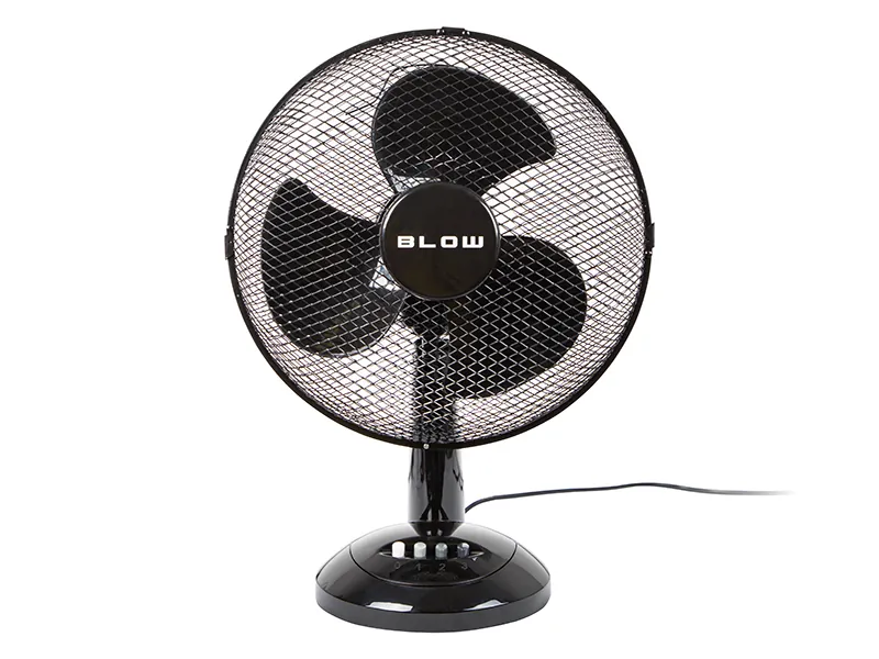 Wentylator biurkowy BLOW 12"/30cm 40W czarny